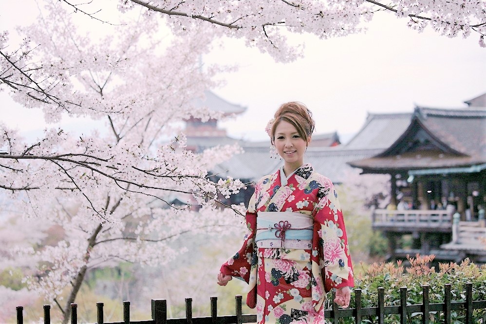  清水寺の桜